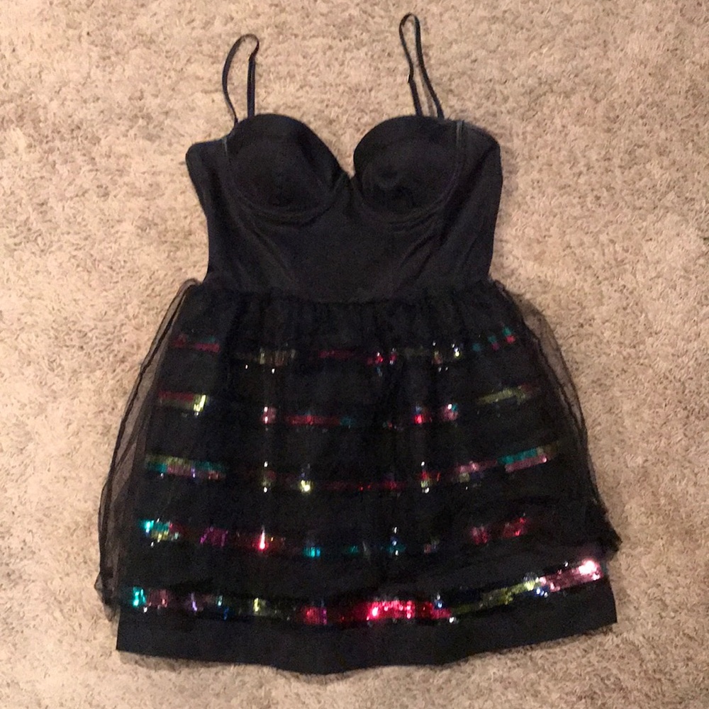 Black sparkly dress
